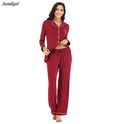 Loose Casual Fleece Pajamas Sets