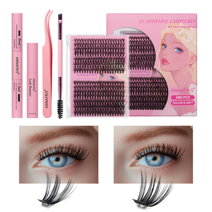 Eyelash Extension Clusters Kit