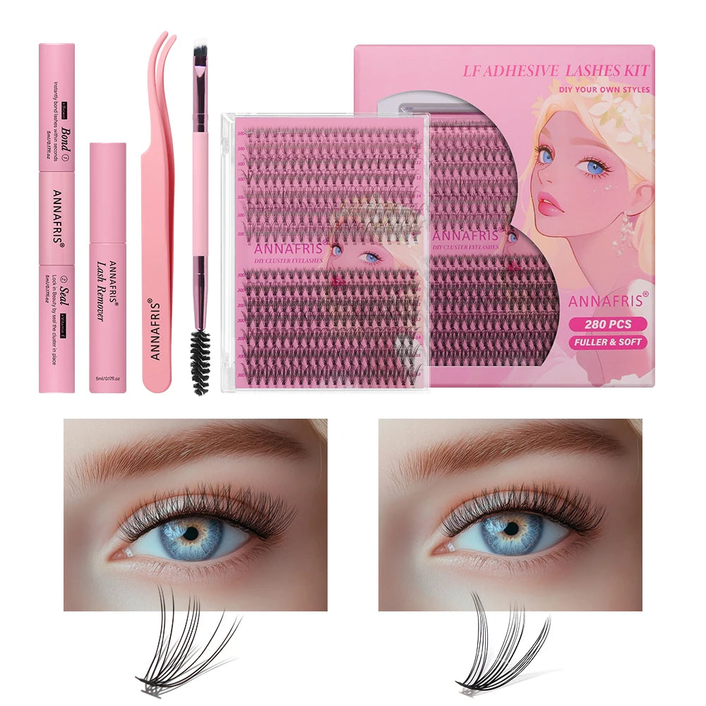 Eyelash Extension Clusters Kit