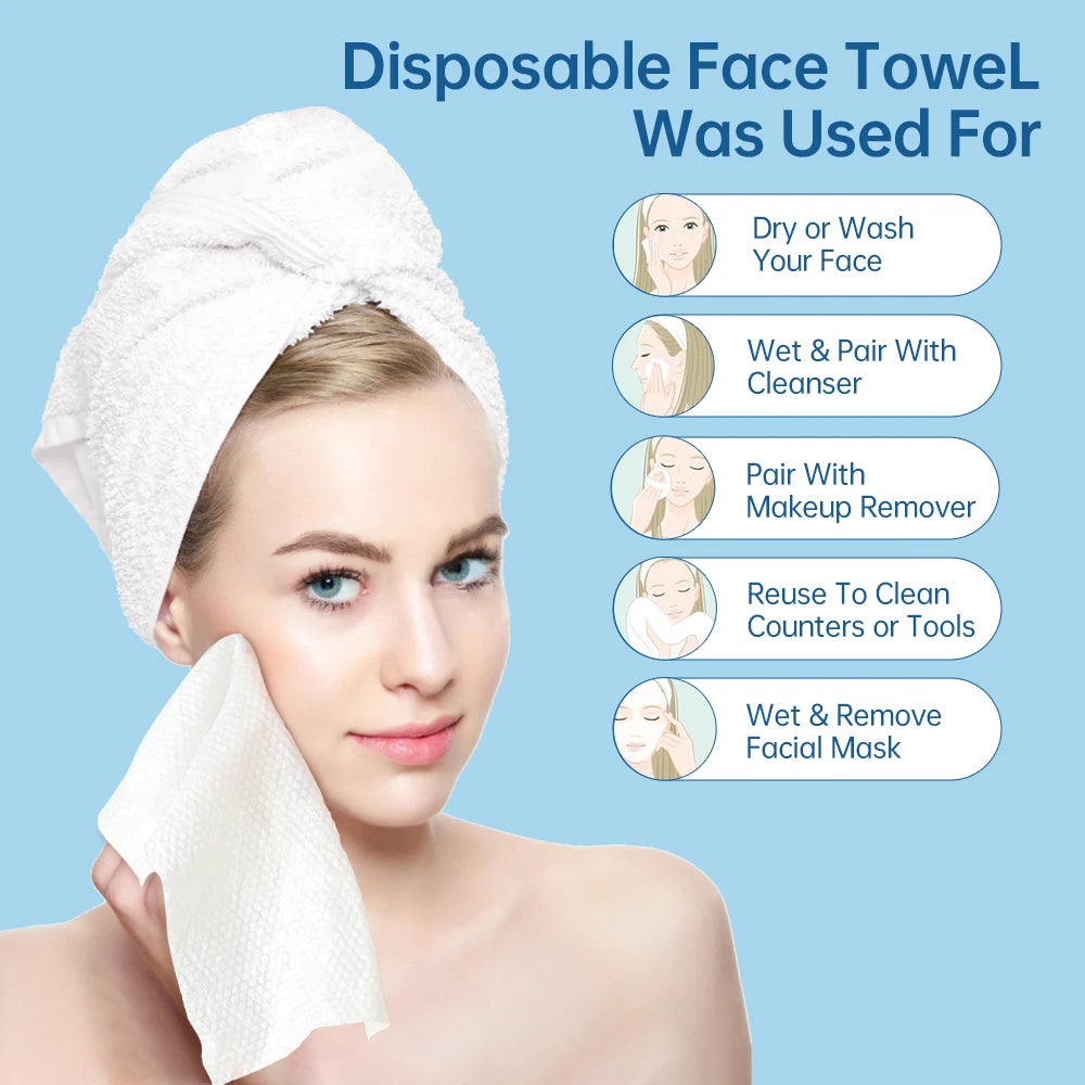 Natural Disposable Facial Cleansing Towel