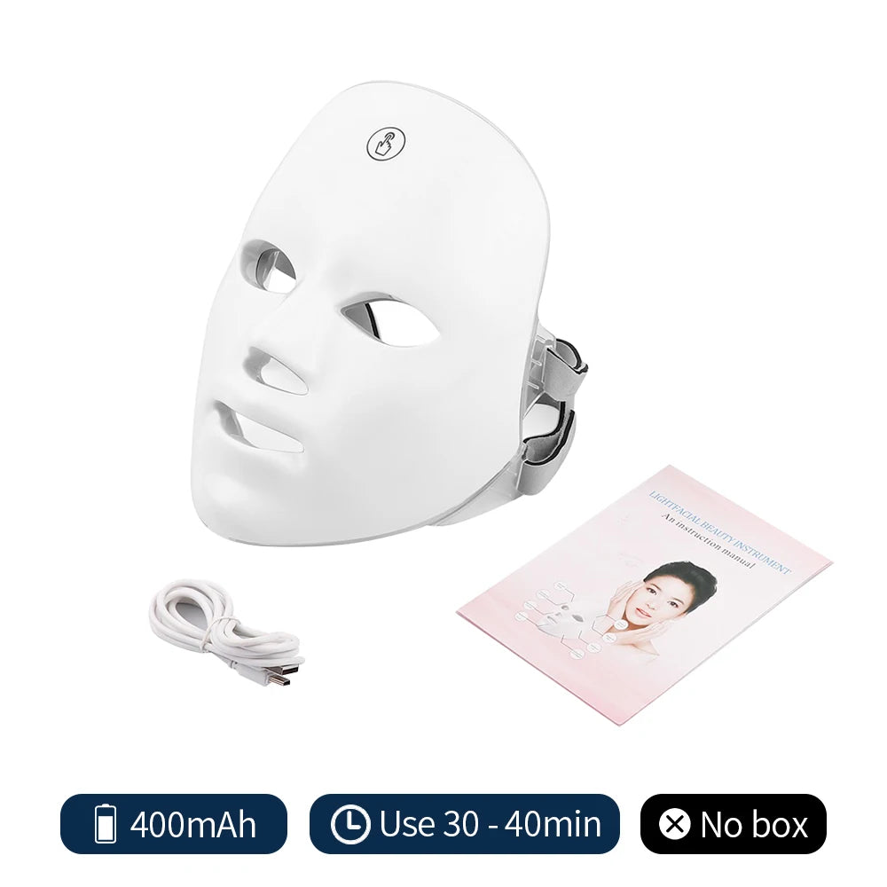 7 Colors LED Facial Mask