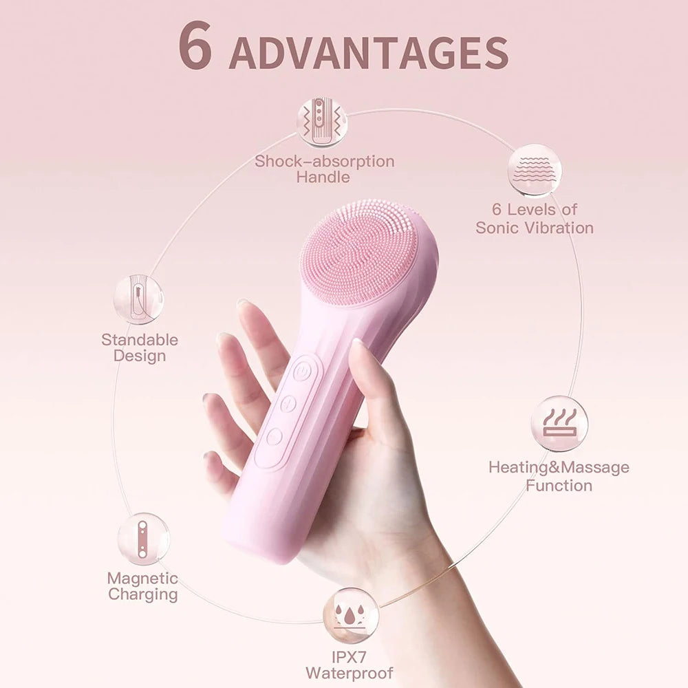 Exfoliating Vibrating Facial Cleansing Brush