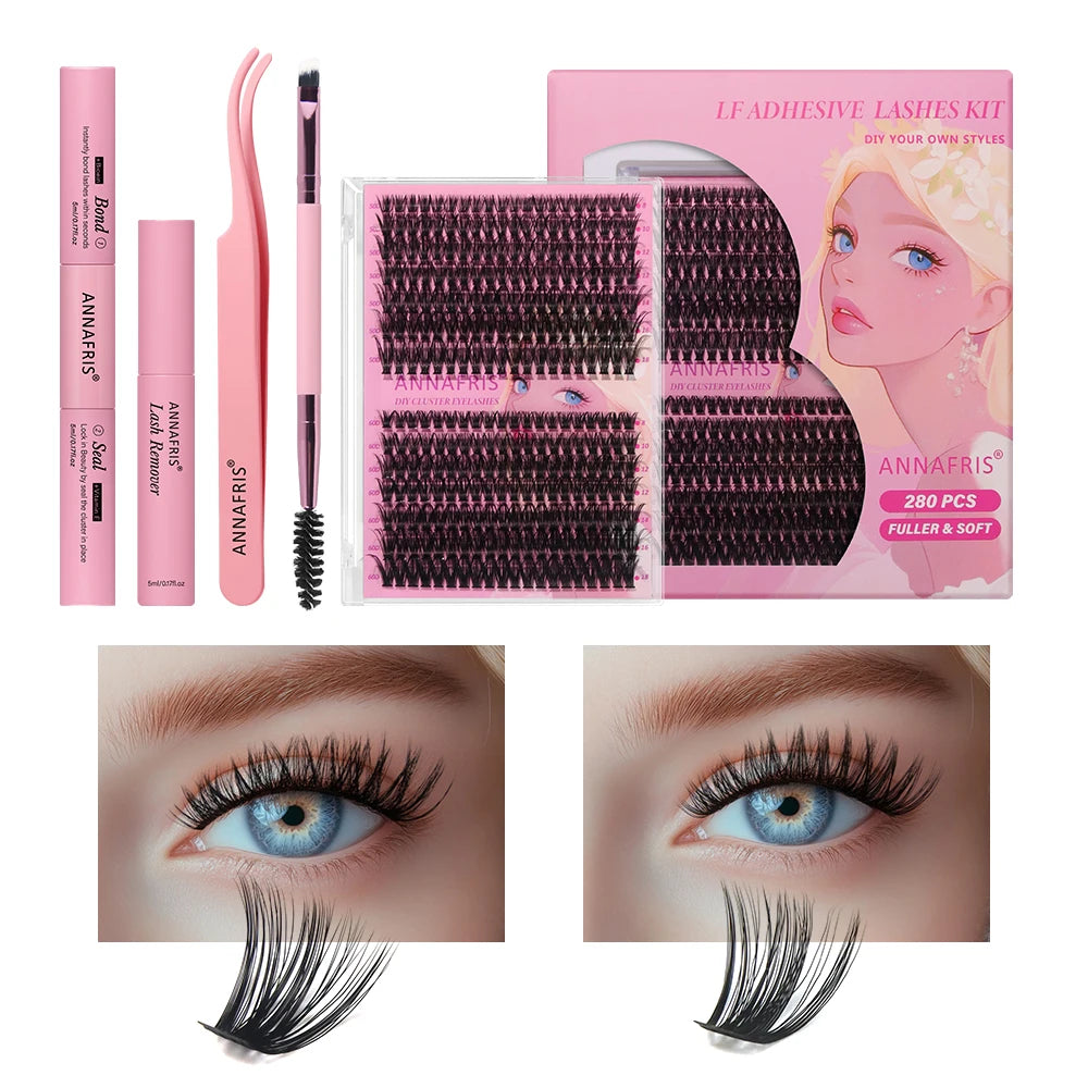 Eyelash Extension Clusters Kit