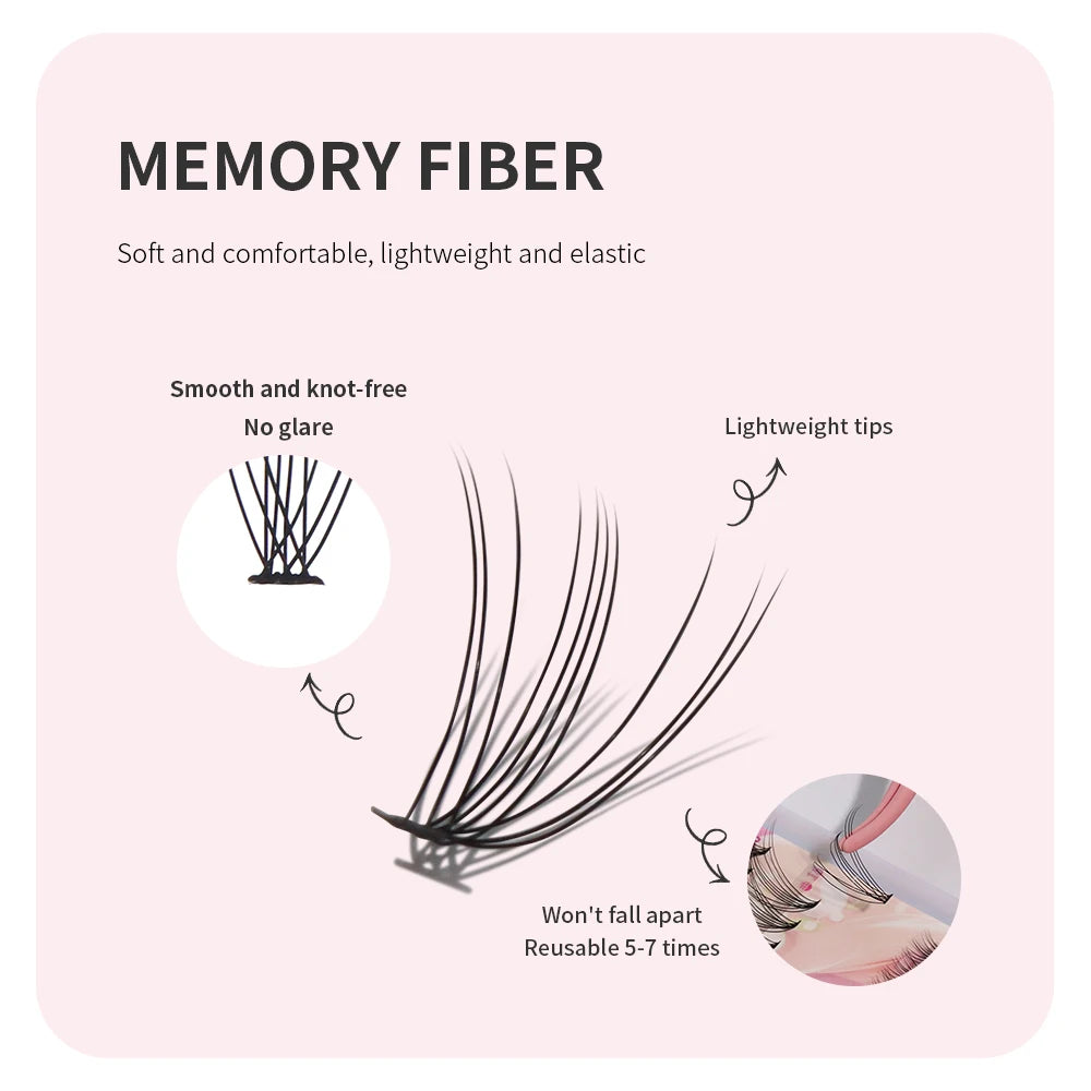 Eyelash Extension Clusters Kit