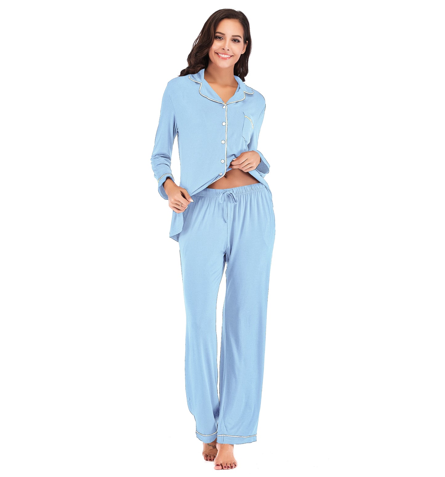 Loose Casual Fleece Pajamas Sets