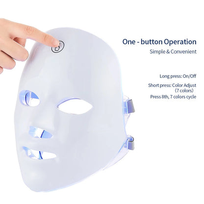 7 Colors LED Facial Mask