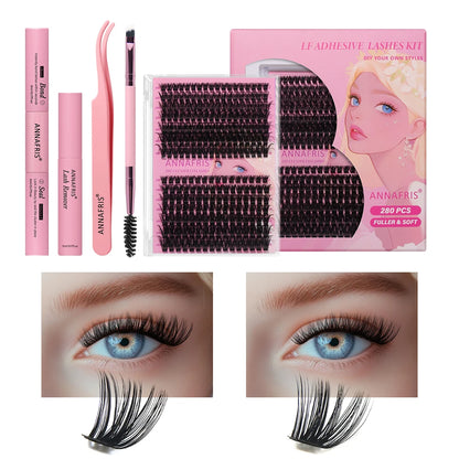 Eyelash Extension Clusters Kit